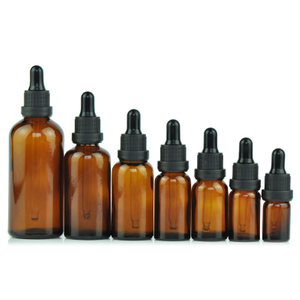 KDG Brand Brown Essential Oil Bottle Mari Juana Botella a prueba de luz Cosmética Botella de vidrio Producto de vidrio